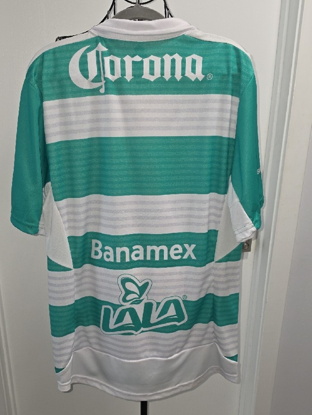 Puma Santos Laguna Home Shirt - Teal and White - Picture 13 of 16